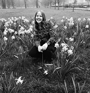 Linda Blair, aged 15, who is the child star of the film The Exorcist