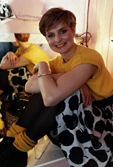 1980s Fashion Prints: Linda Davidson Actress former Eastenders star February 1989
