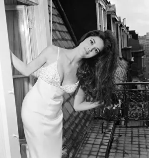 Linda Harrison, american actress in the UK to attend the Royal Film Performance of