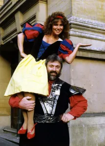 Play Prints: Linda Lusardi who stars in the pantomime Snow White and the Seven Dwarfs