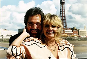 Linda Nolan Singer member of The Nolans with her husband Brian Hudson