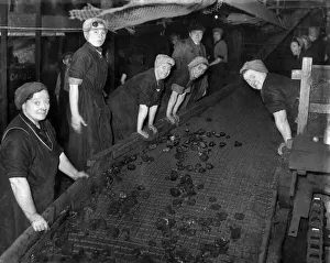 The Last of their Line. 1. The pit-brow lasses are to leave Giants Hall Colliery, Standish