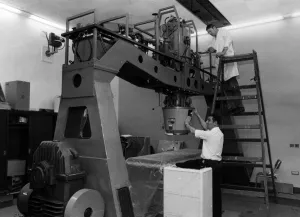 Equipment Prints: Linear Accelerator being installed at Coventry and Warwickshire Hospital, Coventry