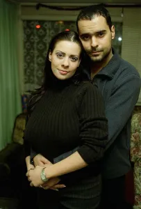 Man And Woman Prints: Linsey Dawn McKinsey topless model with her boyfriend Eastenders actor Michael Grecco who