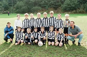 Schoolboys Prints: Linthwaite Under 11s Football Team, pictured ahead of their match against Netherton in