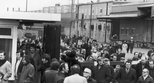 Linwood men vote to stay out. Workers at the Linwood Factory in Paisley, Scotland