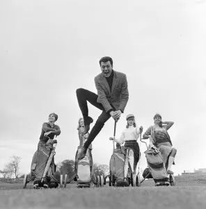 Lionel Blair and girl dancers Picture taken 9th May 1964
