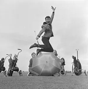 Lionel Blair and girl dancers Picture taken 9th May 1964