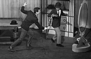 00077 Prints: Lionel Blair and Sammy Davis Jnr. rehearsing for The Royal Variety Show