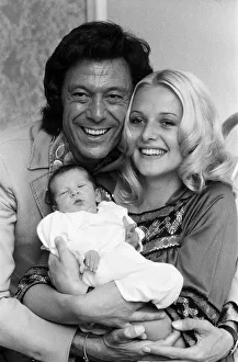 Baby Prints: Lionel Blair with his wife Susan and their new baby daughter Lucy at the Avenue Clinic