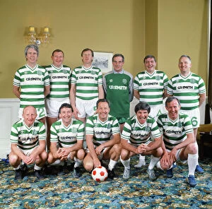 01048 Collection: The Lisbon Lions on their 20th Anniversary. The Celtic football team who won the European