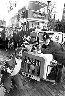 Red Nose Prints: Little Billy Fane launches the Comic Relief Appeal at Newcatle Civic Centre in 1989