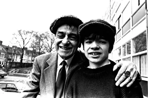 Hunour Prints: The Little Waster'comedian Bobby Thompson with Steven O Keefe, aged 15