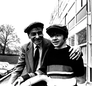 The Little Waster'comedian Bobby Thompson with Steven O Keefe, aged 15