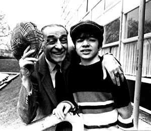 The Little Waster'comedian Bobby Thompson with Steven O Keefe, aged 15
