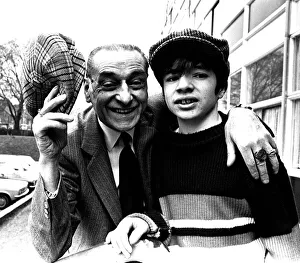 The Little Waster'comedian Bobby Thompson with Steven O Keefe, aged 15