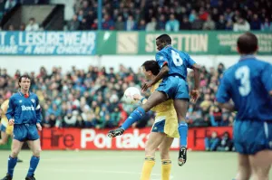 00246 Prints: Littlewoods Cup. Oldham Athletic 2-2 Everton 17th February 1990