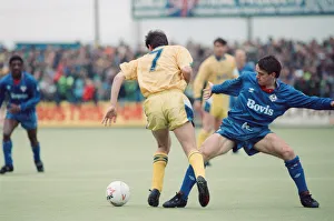 Littlewoods Cup. Oldham Athletic 2-2 Everton 17th February 1990
