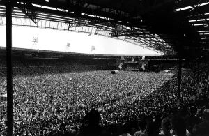Live Aid Concert in aid of the Feed the World campaign for the starving millions in