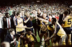 Liverpool 0 v 2 Arsenal, Division One League Title clincher at Anfield, Liverpool