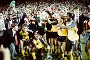 Liverpool 0 v 2 Arsenal, Division One League Title clincher at Anfield, Liverpool