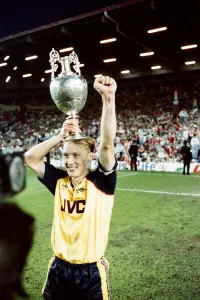 Liverpool 0 v 2 Arsenal, Division One League Title clincher at Anfield, Liverpool