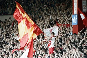 Liverpool 0 v 2 Arsenal, Division One League Title clincher at Anfield, Liverpool