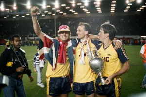 Liverpool 0 v 2 Arsenal, Division One League Title clincher at Anfield, Liverpool