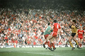 Liverpool 0 v 2 Arsenal, Division One League Title clincher at Anfield, Liverpool