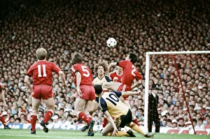 Liverpool 0 v 2 Arsenal, Division One League Title clincher at Anfield, Liverpool