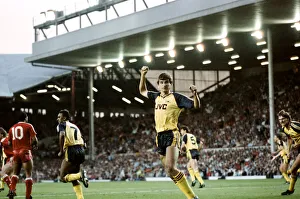 Liverpool 0 v 2 Arsenal, Division One League Title clincher at Anfield, Liverpool