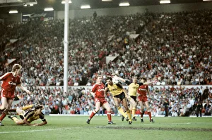 Liverpool 0 v 2 Arsenal, Division One League Title clincher at Anfield, Liverpool