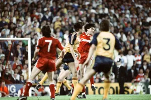 Liverpool 0 v 2 Arsenal, Division One League Title clincher at Anfield, Liverpool