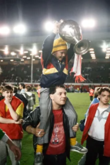 Liverpool 0 v 2 Arsenal, Division One League Title clincher at Anfield, Liverpool