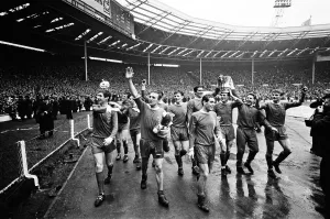 00490 Prints: Liverpool 2-1 Leeds United 1965 FA Cup Final at Wembley Stadium, London