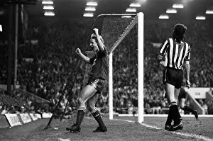 Liverpool 2 v Newcastle United 0 old League Division One at Anfield