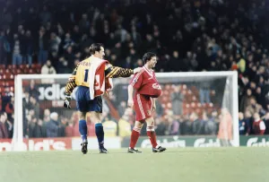 Liverpool 3 v Arsenal 1. Premier League match at Anfield, Liverpool