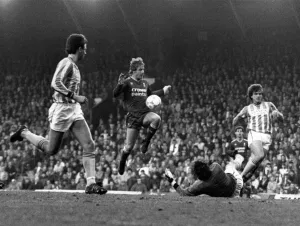 Liverpool 3 v Sheffield Wednesday 0 Old First Division League One match at Anfield