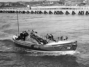 Crew Prints: The Liverpool class RNLB motor lifeboat The Cuttle at RNLI Great Yarmouth