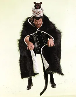 Former Liverpool councillor Derek Hatton dressed as King Rat before appearing in