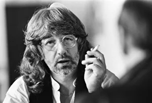 01134 Prints: Liverpool dramatist, lyricist and composer Willy Russell pictured at the Liverpool