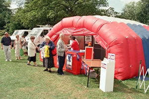 Images Dated 27th July 1996: The Liverpool Echo stand at St Helens show. Sherdley Park, St Helen, Merseyside