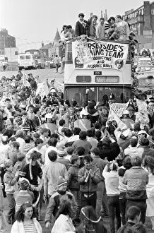 Parades Prints: Liverpool FC, Homecoming Victory Parade after winning the FA Cup