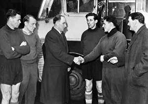 Trainer Prints: Liverpool FCs new chief coach Reuben Bennett is welcomed to Anfield by club