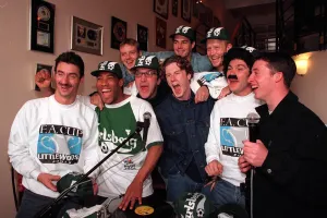 Song Prints: Liverpool football players recording their new Cup Final Record