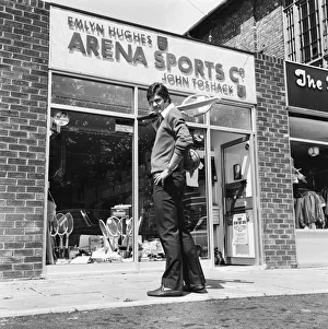 Liverpool footballer John Toshack who has opened a sports with fellow Liverpool teammate