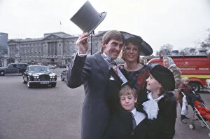 01366 Collection: Liverpool Footballer Kenny Dalglish with his wife Marina son Paul