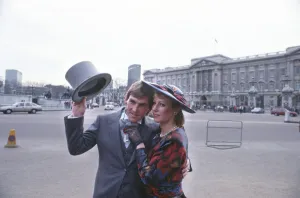 Liverpool Footballer Kenny Dalglish with his wife Marina son Paul