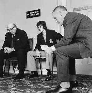 Liverpool footballer Peter Cormack attends an FA Disciplinary Committee hearing n