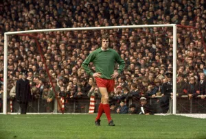 Liverpool goalkeeper Ray Clemence in action during the League Division One match against